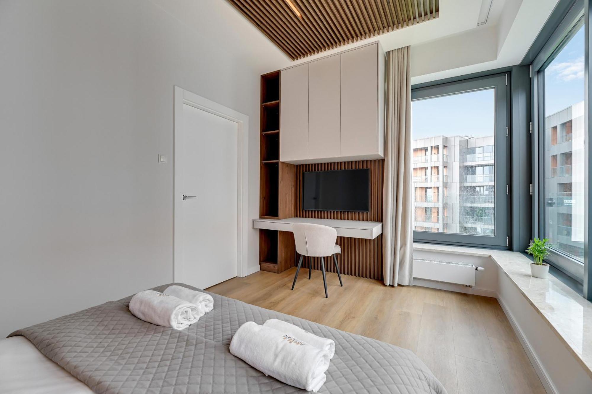 Brabank Riverside - Sauna, Business & Gym By Downtown Apartments Gdańsk Kamer foto